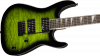 Jackson Dinky JS20 DKQ 2PT Amaranth Fingerboard Transparent Green Burst